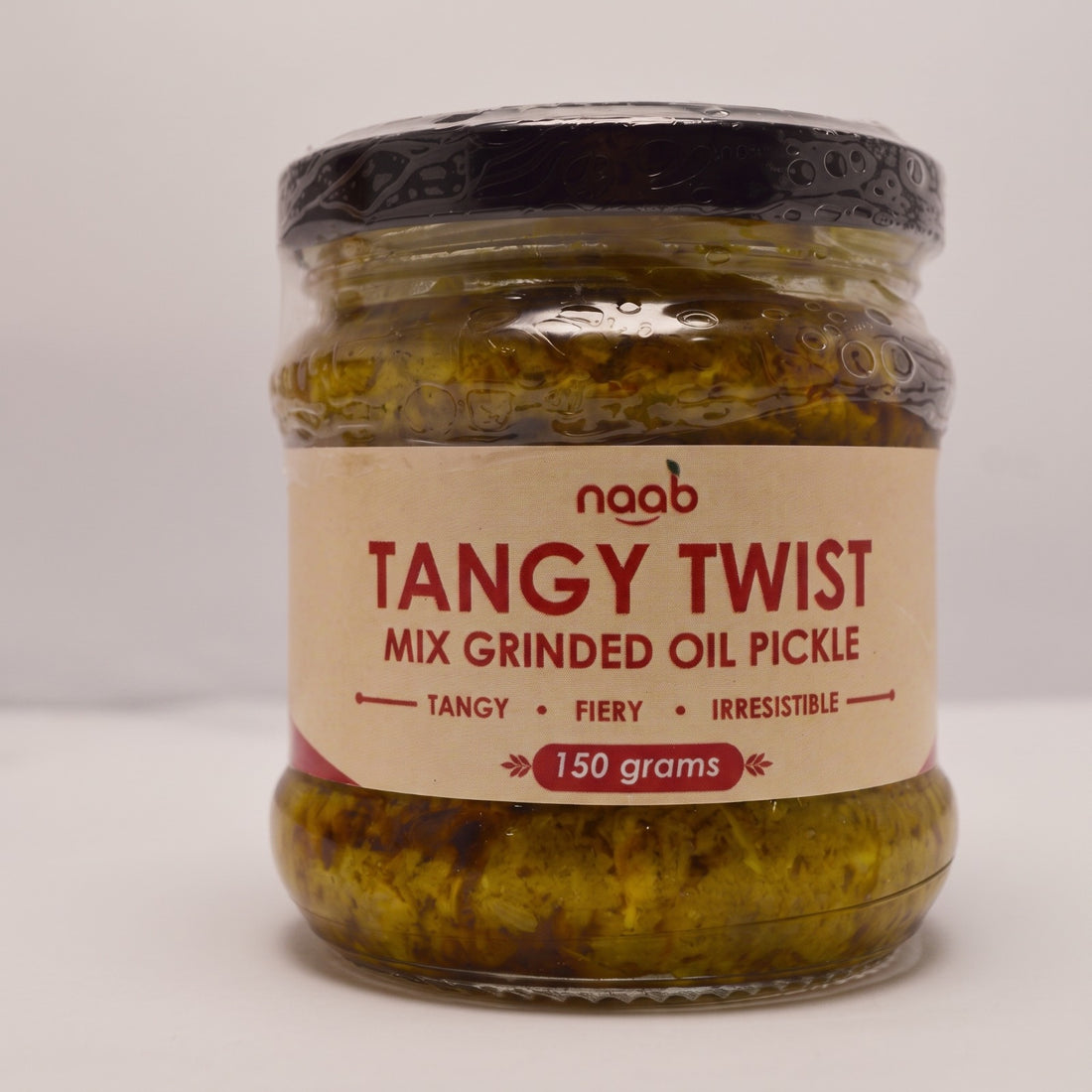 Naab Organic Tangy Twist Mix Grinded Oil Pickle – Tangy, Fiery & Irresistible Mixed Pickle – 150g